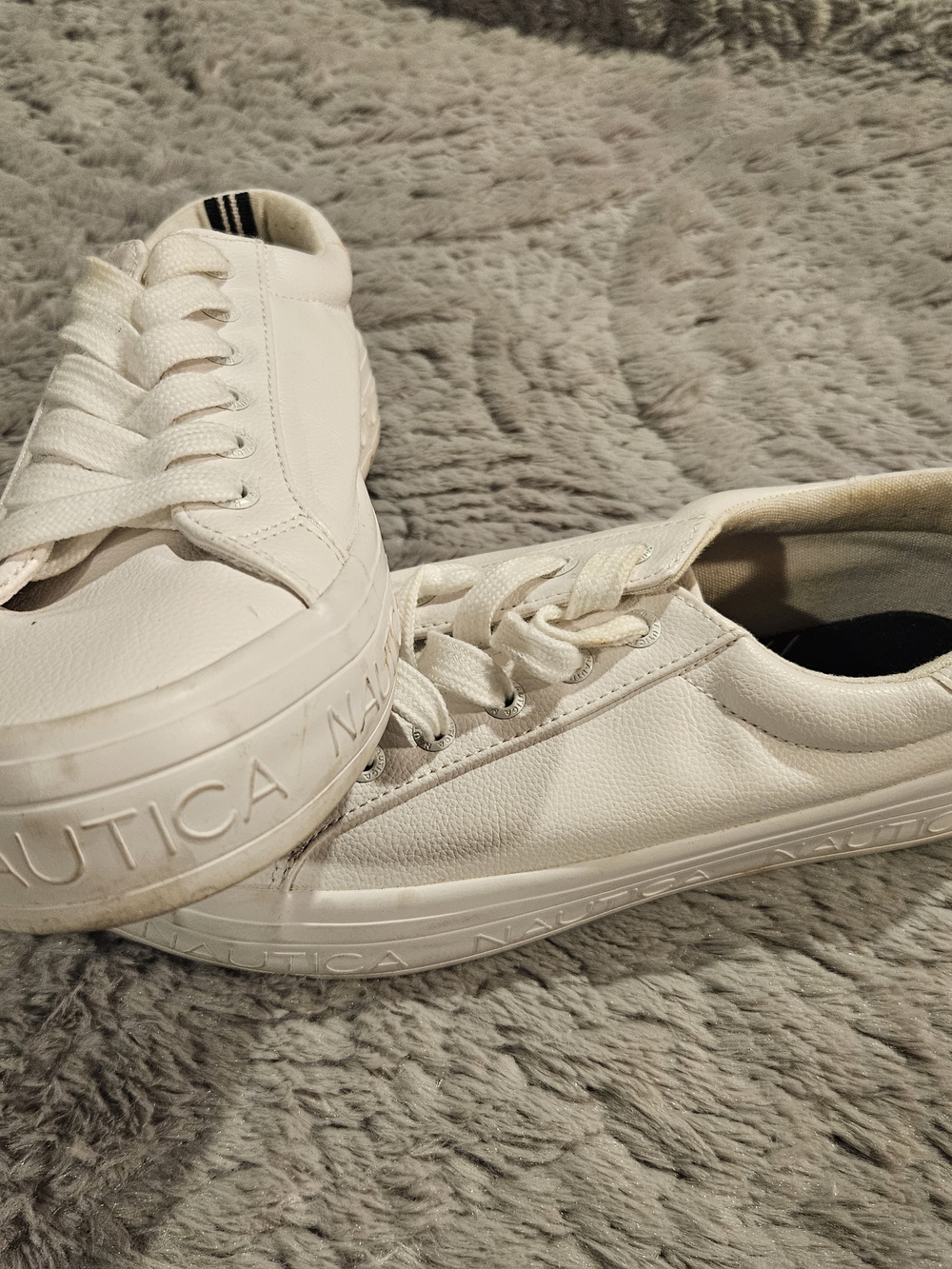 Nautica White Platform Sneakers